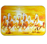 Sigaram 18x12 Inch 7 Running Horse Photo Frame For Home, Room, Office, Wall Decore K4824