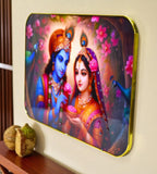 Sigaram 18x12 Inch Radha Krishna Photo Frame For Home, Room, Office, Wall Decore K4825