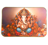 Sigaram 18x12 Inch Orange Ganesh Photo Frame for Home, Room, Office Wall Decore K4827