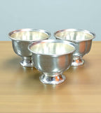 Sigaram German Silver 2 Inch Plain Kum Kum Cup for Home and Temple Pooja Decor K4845