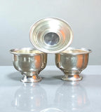 Sigaram German Silver 2 Inch Plain Kum Kum Cup for Home and Temple Pooja Decor K4845