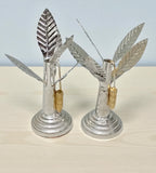 Sigaram 6 Inch Silver Plated Banana Tree for Home Temple and Pooja Decor K4846