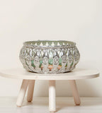 Sigaram 4 Inch Silver Plated Cow Wedding Tray For Home Wedding & Festive Ceremonies K4849