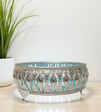 Sigaram 6 Inch Silver Plated Wedding Tray for Home Pooja, Temple Rituals & Wedding Ceremonie K4850