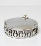 Sigaram 6 Inch Silver Plated Wedding Tray for Home Pooja, Temple Rituals & Wedding Ceremonie K4850