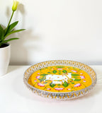 Sigaram 10 Inch Silver Plated Cow Wedding Tray For Home Pooja, Temple Use & Wedding Ceremony K4852