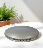 Sigaram 12 Inch Silver Plated Wedding Tray For Home Temple, Festival & Wedding Ceremony K4853