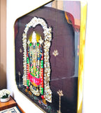 Sigaram 12x12 Inch Balaji Statue Photo Frame for Home, Room & Office Wall Décore K4855