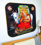 Sigaram 12x12 Inch Raghavendra Photo Frame for Home, Room & Office Wall Décore K4857