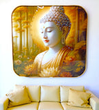 Sigaram 12x12 Inch Buddha Photo Frame for Home, Room & Office Wall Décore K4860