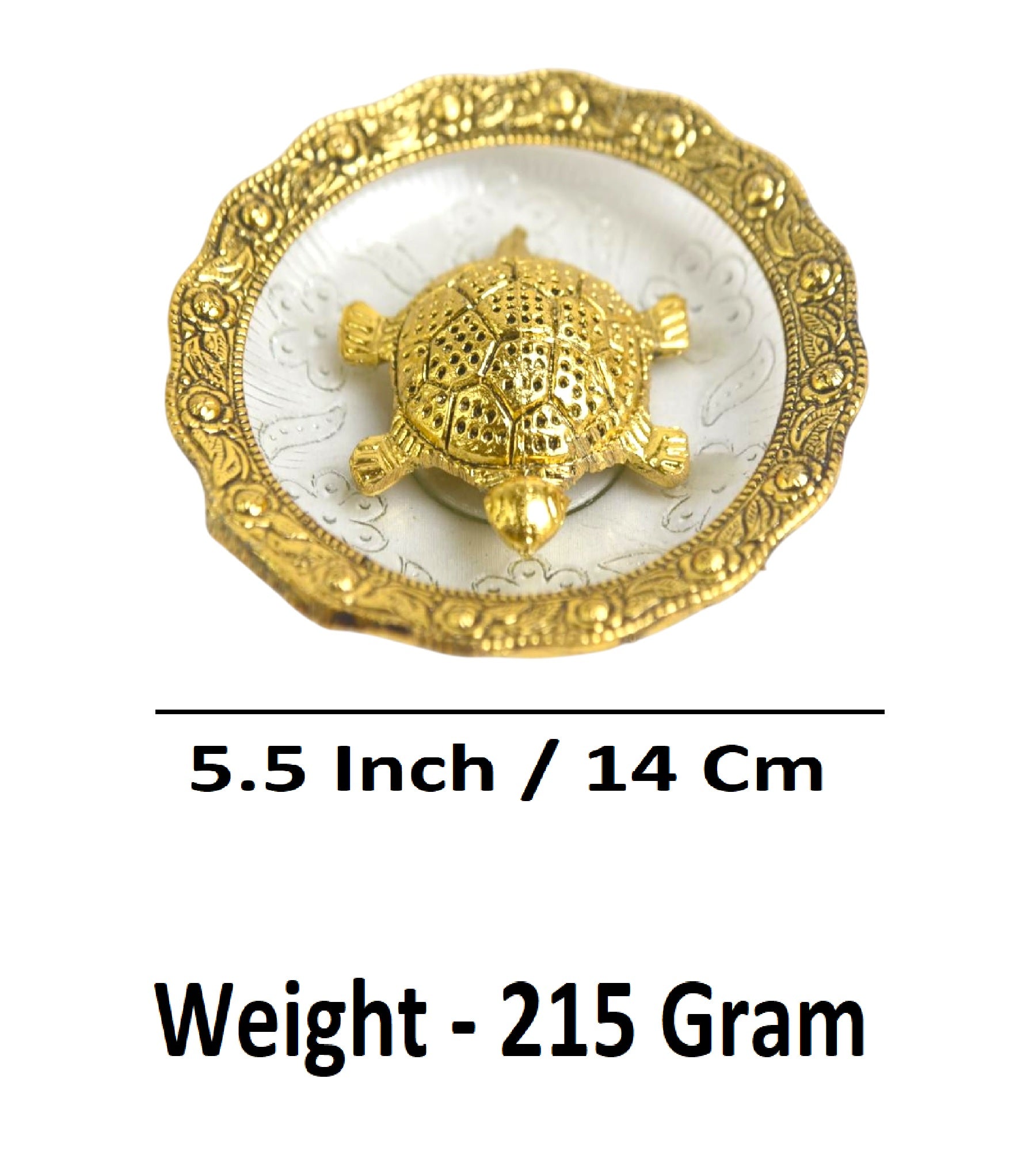 Sigaram 5.5 Inch Feng Shui Tortoise for Home & Decorative Showpiece K4892