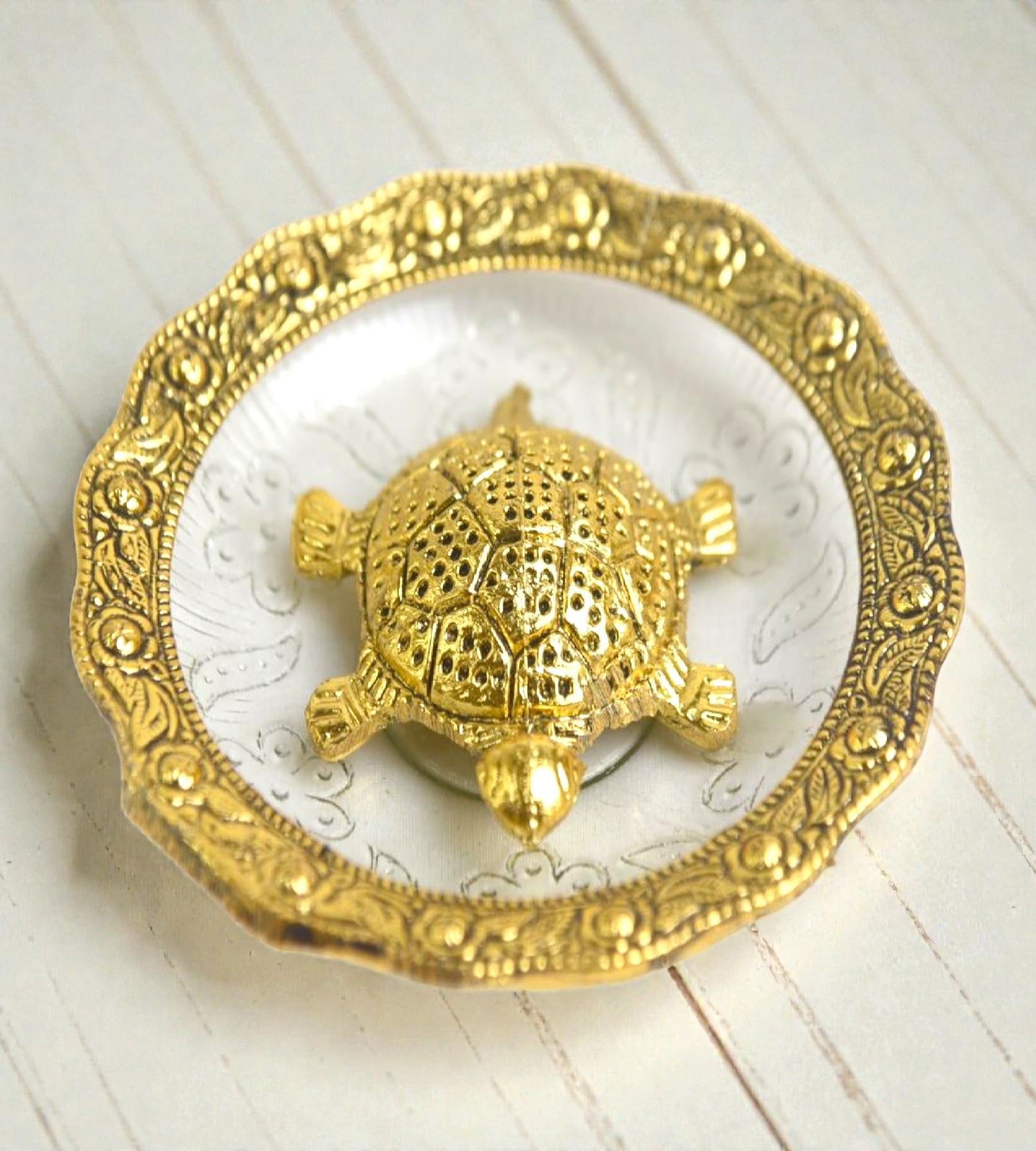 Sigaram 5.5 Inch Feng Shui Tortoise for Home & Decorative Showpiece K4892