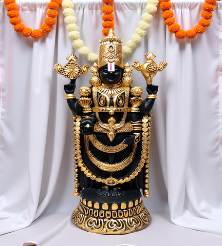 Sigaram 11.5 Inch Balaji Idol for Home Decorative Showpiece, Living Room K4893