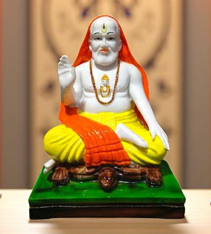 Sigaram 7.5 Inch Raghavendra Idol for Home Décorative Showpiece K4901