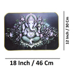 Sigaram 18x12 Inch Green Vinayak Photo Frame for Home & Office Wall K4905