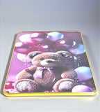 Sigaram 12 x 18 Inch Brown Teddy Bear Photo Frame with Balloon for Home & Office Wall K4906