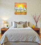 Sigaram 11.5x11.5 Inch Yellow Horse Photo Frame for Home & Office Wall K4914