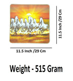 Sigaram 11.5x11.5 Inch Yellow Horse Photo Frame for Home & Office Wall K4914