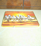 Sigaram 11.5x11.5 Inch Yellow Horse Photo Frame for Home & Office Wall K4914