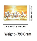 Siggaram 11.5x17.5 Inch Orange Horse Photo Frame for Home & Office Wall K4916
