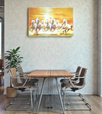 Siggaram 11.5x17.5 Inch Orange Horse Photo Frame for Home & Office Wall K4916