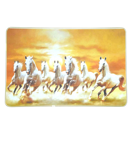 Siggaram 11.5x17.5 Inch Orange Horse Photo Frame for Home & Office Wall K4916