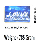 Sigaram 11.5x17.5 Inch Blue HorsePhoto Frame for Home & Office Wall K4917