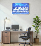 Sigaram 11.5x17.5 Inch Blue HorsePhoto Frame for Home & Office Wall K4917