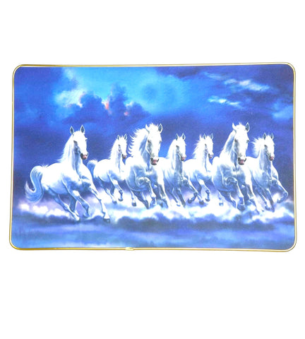 Sigaram 11.5x17.5 Inch Blue HorsePhoto Frame for Home & Office Wall K4917