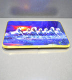 Sigaram 11.5x8.5 Inch Orange Blue Horse Photo Frame for Home & Office Wall K4919