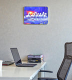 Sigaram 11.5x8.5 Inch Orange Blue Horse Photo Frame for Home & Office Wall K4919