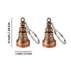 Sigaram 4 Inch Guardian Bell Keychain for Bike, Car, Bag & Decorative Showpiece K4924