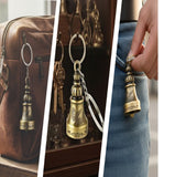 Sigaram 4 Inch Green Guardian Bell Keychain for Bike, Car, Bag & Decorative Showpiece K4926
