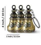Sigaram 4 Inch Green Guardian Bell Keychain for Bike, Car, Bag & Decorative Showpiece K4928