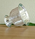 Sigaram 2.5 Inch Silver Plated Plain Kum Kum Cup for Home & Temple Pooja Decor K4955