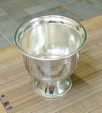 Sigaram 2.5 Inch Silver Plated Plain Kum Kum Cup for Home & Temple Pooja Decor K4955