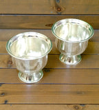 Sigaram 2.5 Inch Silver Plated Plain Kum Kum Cup for Home & Temple Pooja Decor K4956
