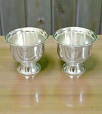 Sigaram 2.5 Inch Silver Plated Plain Kum Kum Cup for Home & Temple Pooja Decor K4956