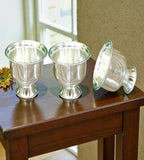 Sigaram 2.5 Inch Silver Plated Plain Kum Kum Cup for Home & Temple Pooja Decor K4957
