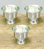 Sigaram 2.5 Inch Silver Plated Plain Kum Kum Cup for Home & Temple Pooja Decor K4957