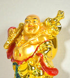Sigaram 6.5 Inch Gold Laughing Buddha for Home Decorative Showpiece K4964
