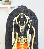 Sigaram 6.7 Inch Black Shree Ram Murti for Home & Decorative Showpiece K4965