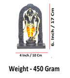 Sigaram 6.7 Inch Black Shree Ram Murti for Home & Decorative Showpiece K4965