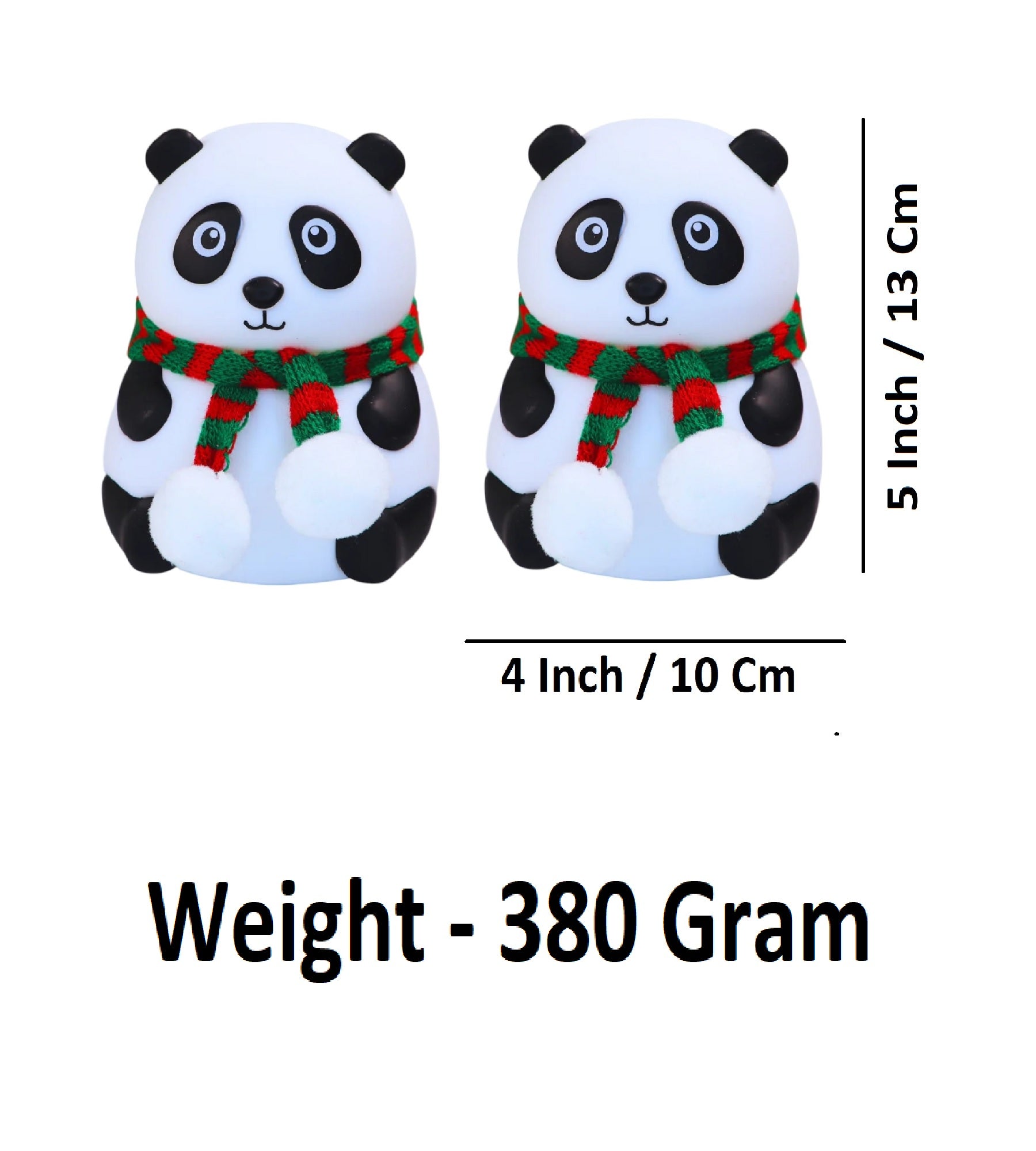 Sigaram 5 Inch Panda Touch Night Lamp for Kids, Home & Table Light K4967