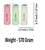 Sigaram 6.7 Inch Multi Color Combination NICE Water Bottles for Girls,Kids & Boys K4974