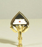 Sigaram 4.3 Inch Gold Plated Murugan Vel for Car Dashboard, Pooja Room K4975