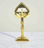 Sigaram 4.3 Inch Gold Plated Murugan Vel for Car Dashboard, Pooja Room K4975
