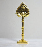 Sigaram 5 Inch Gold Plated Murugan Vel for Car Dashboard, Pooja Room K4980