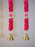 Sigaram 45 Inch Pink Artificial Flower Toran For Home Door & Wedding Ceremany K 5012