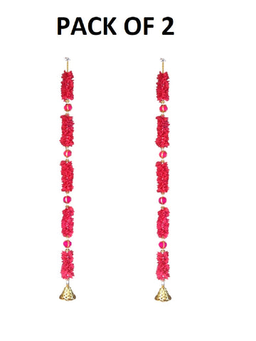 Sigaram 45 Inch Pink Artificial Flower Toran For Home Door & Wedding Ceremany K 5012